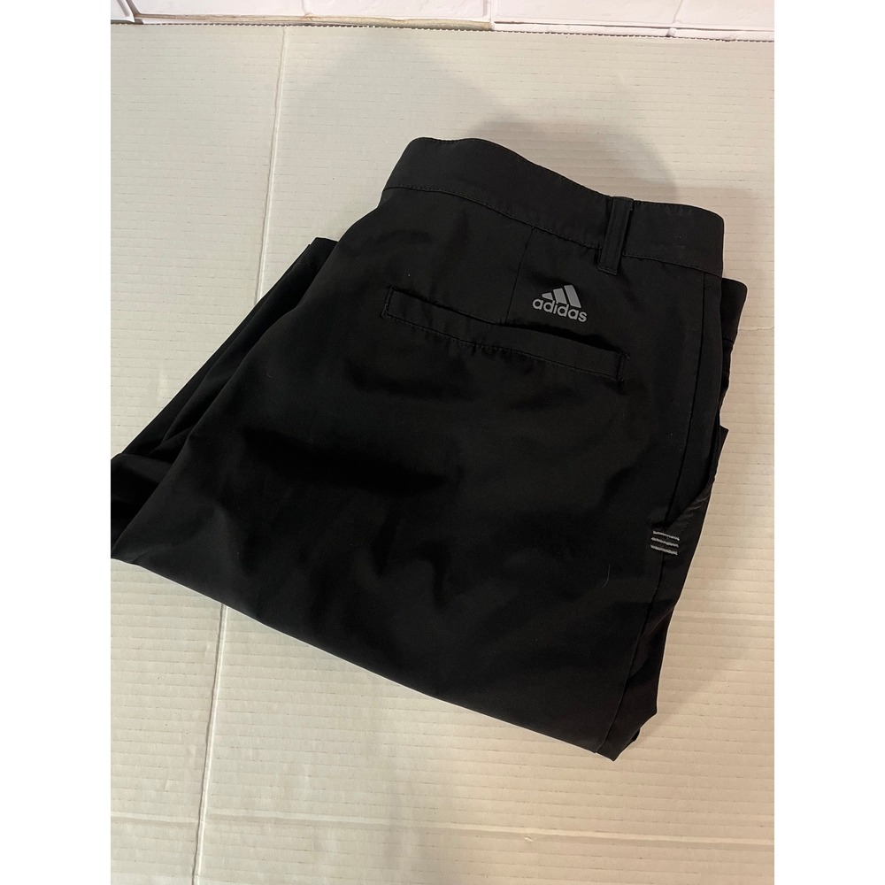 Adidas Golf Shorts Mens 38 Black Stretch Performance Lightweight - Picture 7 of 7